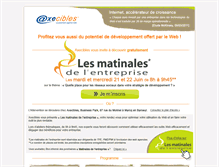 Tablet Screenshot of lesmatinales-delentreprise.axecibles.com